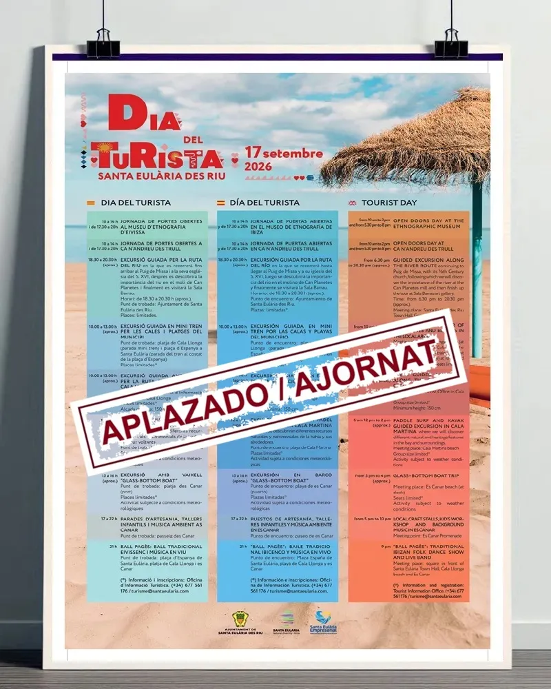 Día del Turista 2026 en Santa Eulalia del Río: Programa