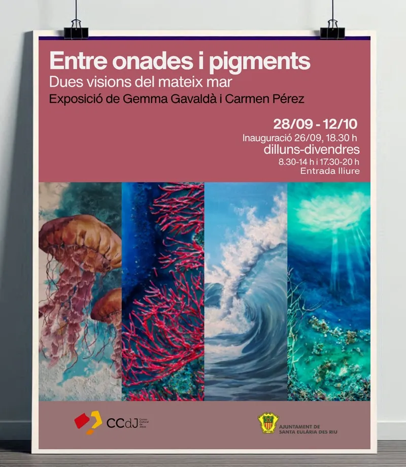 Exposició de Gemma Gavaldà i Carmen Pérez a Jesús 2026, Santa Eulària, Eivissa
