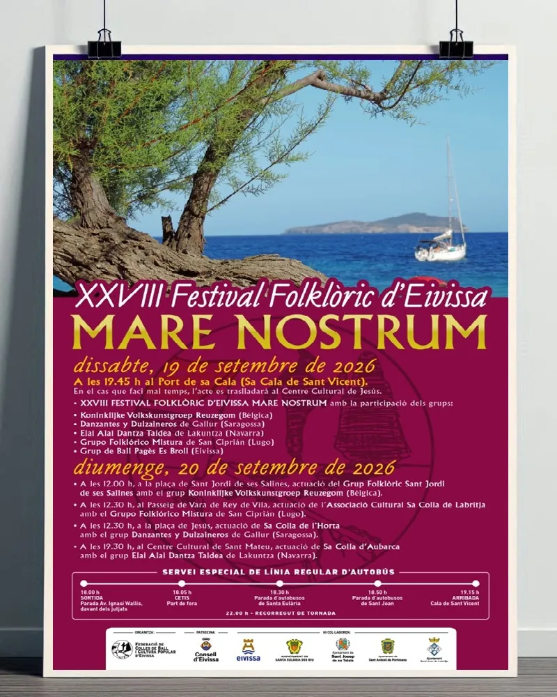 Festival Folklòric Mare Nostrum 2026 a Eivissa, 18a Edició