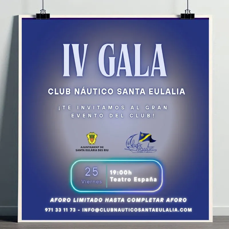IV Gala (Club Náutico Santa Eulalia) CNSE 2026, Ibiza