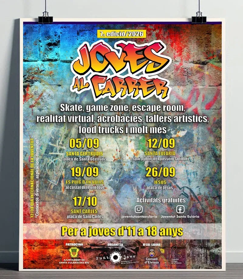 Joves al Carrer 2026 a Santa Eulària des Riu, Eivissa