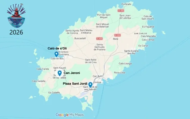 Magiclown 2026 en Sant Josep, Ibiza: Mapa de ubicaciones