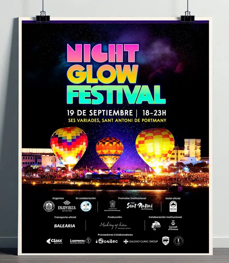 Ibiza Night Glow 2026 en San Antonio, Ibiza