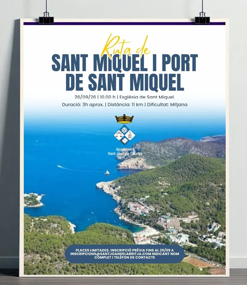 Ruta Sant Miquel – Port de Sant Miquel 2026, Sant Joan (Eivissa)