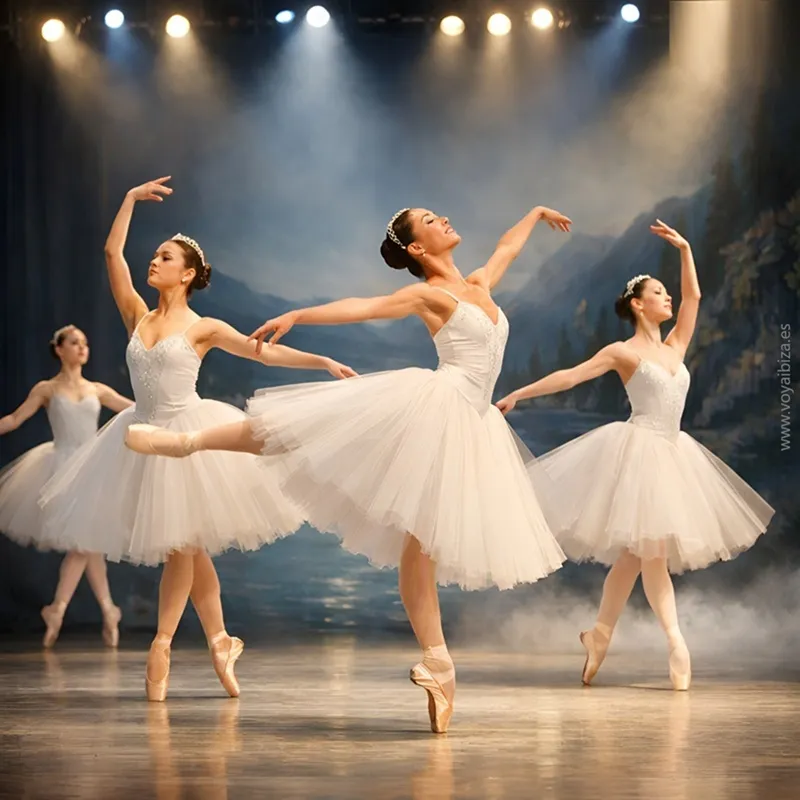 Escena con bailarinas de ballet clásico