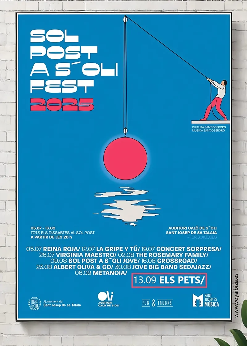 Concierto de Els Pets 2025, San José (Sant Josep), Ibiza (Eivissa)