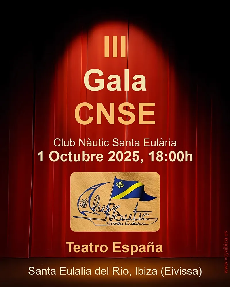 III Gala Club Náutico Santa Eulalia 2025, Ibiza (Eivissa)