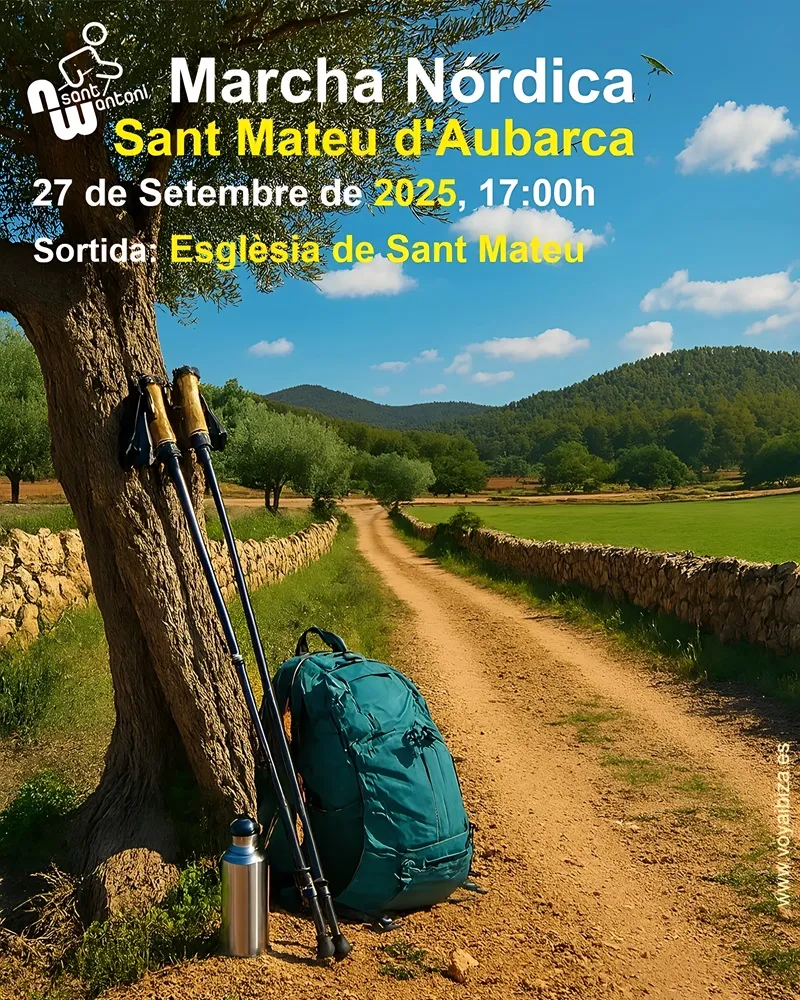 Marcha Nórdica 2025: Sant Mateu (Sant Antoni), Ibiza (Eivissa)
