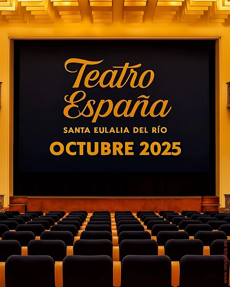 Teatro España Octubre 2025. Santa Eulalia del Río, Ibiza (Eivissa)