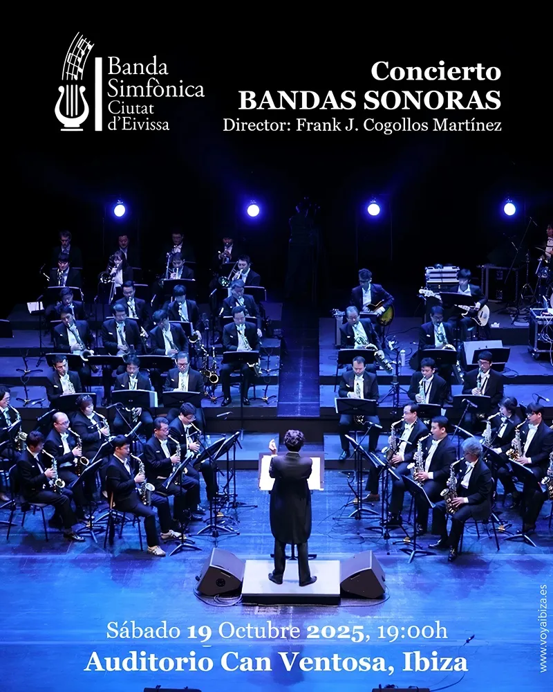 Concierto de Orquesta Sinfónica Ciudad de Ibiza: Bandas Sonoras. Can Ventosa, Ibiza 2025 (Eivissa)
