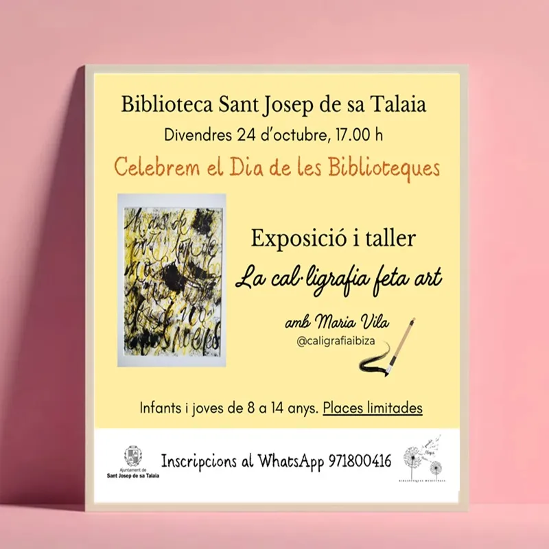 Día de las Bibliotecas 2025, Sant Josep de sa Talaia, Ibiza (Eivissa)