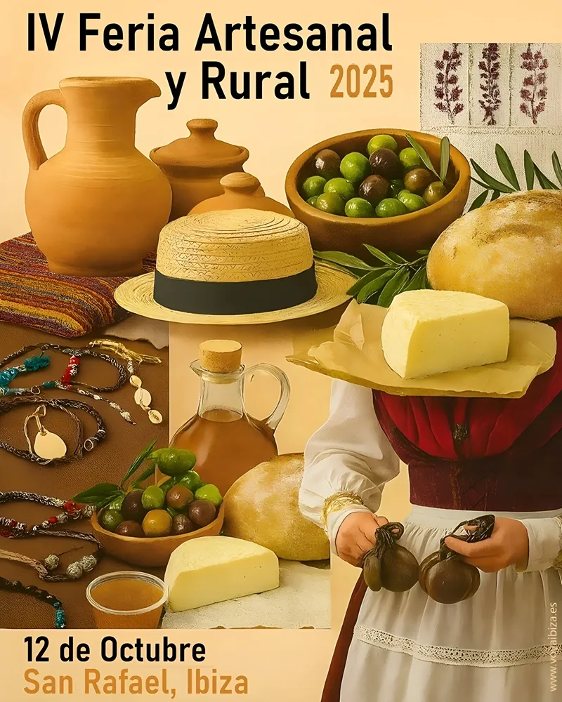 IV Feria Artesanal y Rural San Rafael 2025 (San Antonio), Ibiza (Eivissa)