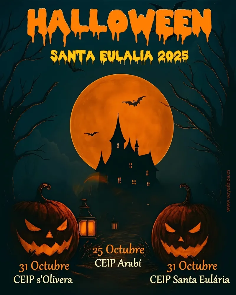 Fiestas de Halloween escolares 2025 (CEIPs en Santa Eulalia del Río), Ibiza (Eivissa)