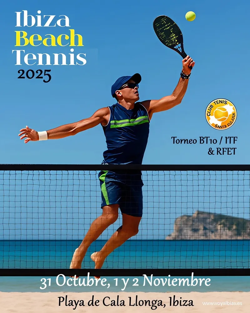 Ibiza Beach Tennis 2025 en Playa de Cala Llonga. Santa Eulalia del Río, Ibiza (Eivissa)