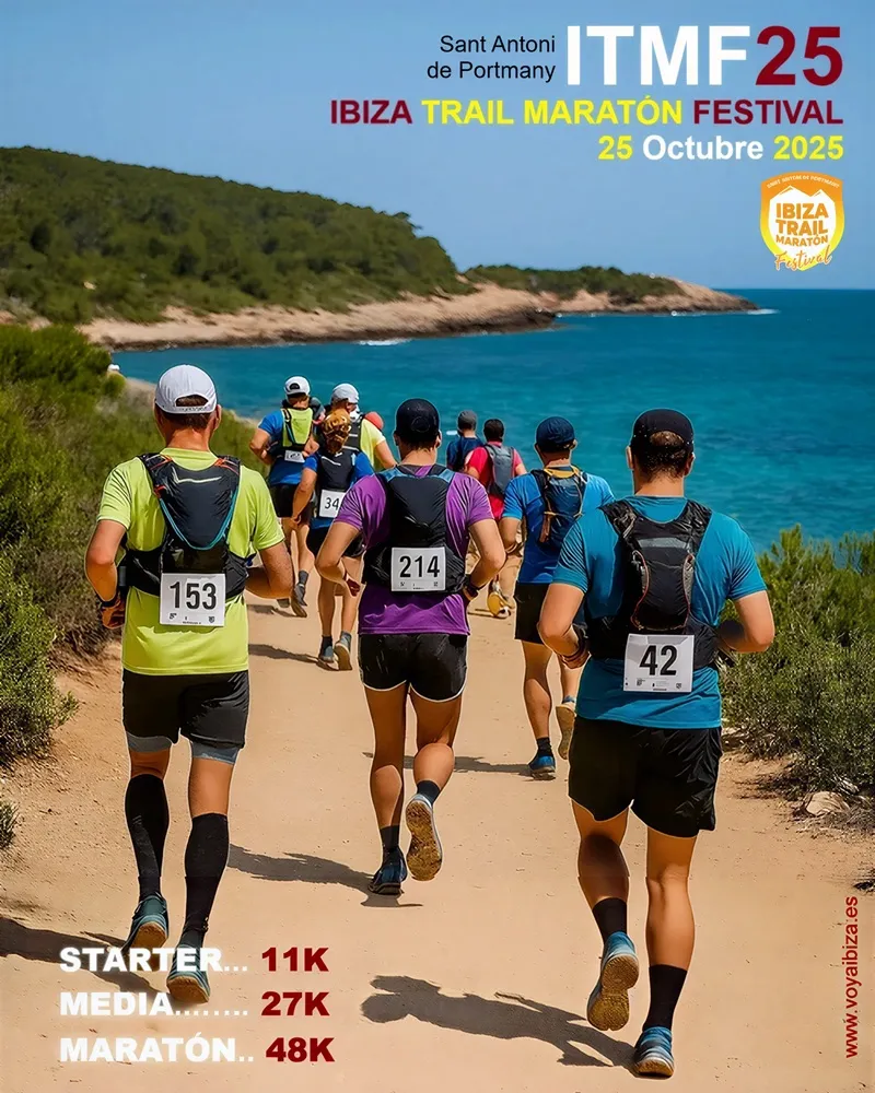 Ibiza Trail Maratón Festival 2025 (ITMF25). San Antonio (Sant Antoni de Portmany, Eivissa)
