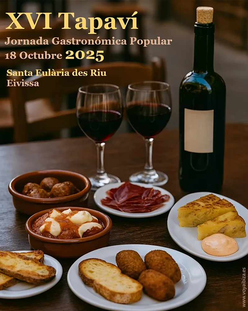 XVI Tapaví 2025 en Santa Eulalia del Río, Ibiza (Eivissa): Jonada Gastronómica Popular