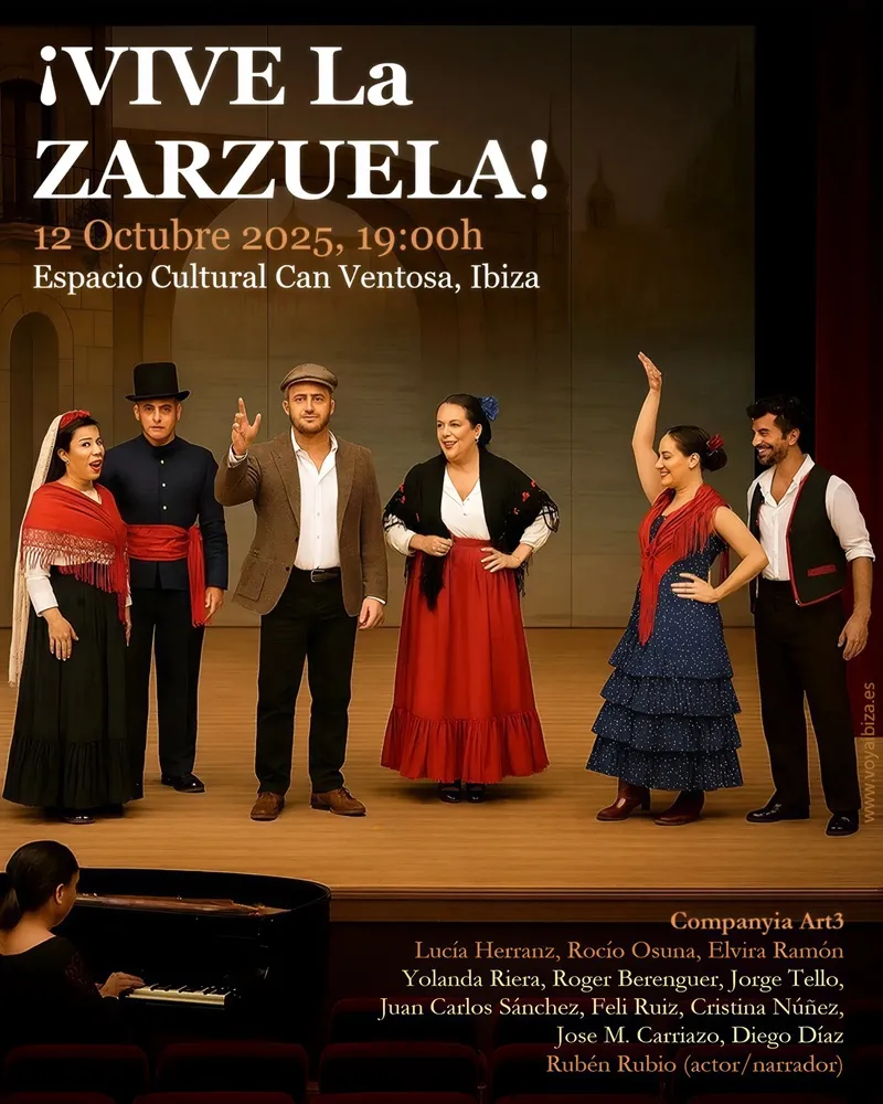 ¡Vive la Zarzuela! en Can Ventosa Ibiza 2025 (Eivissa)