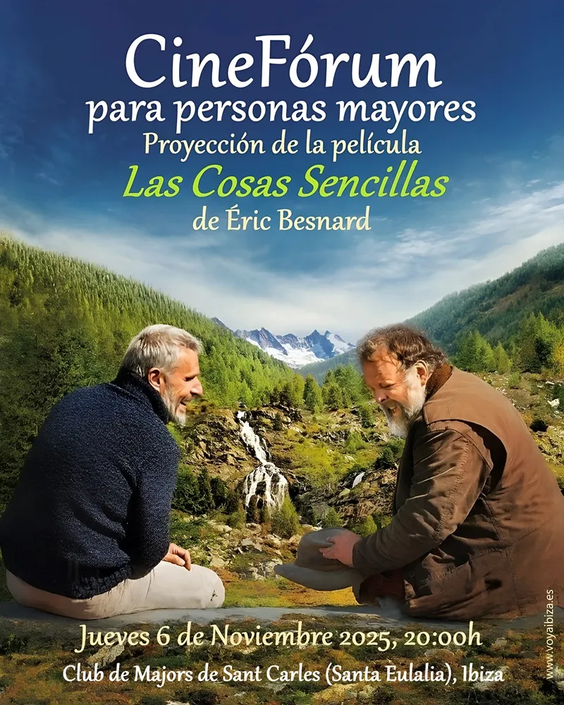 CineFórum 2025 en el Club de Mayores de San Carlos, Santa Eulalia, Ibiza (Eivissa)