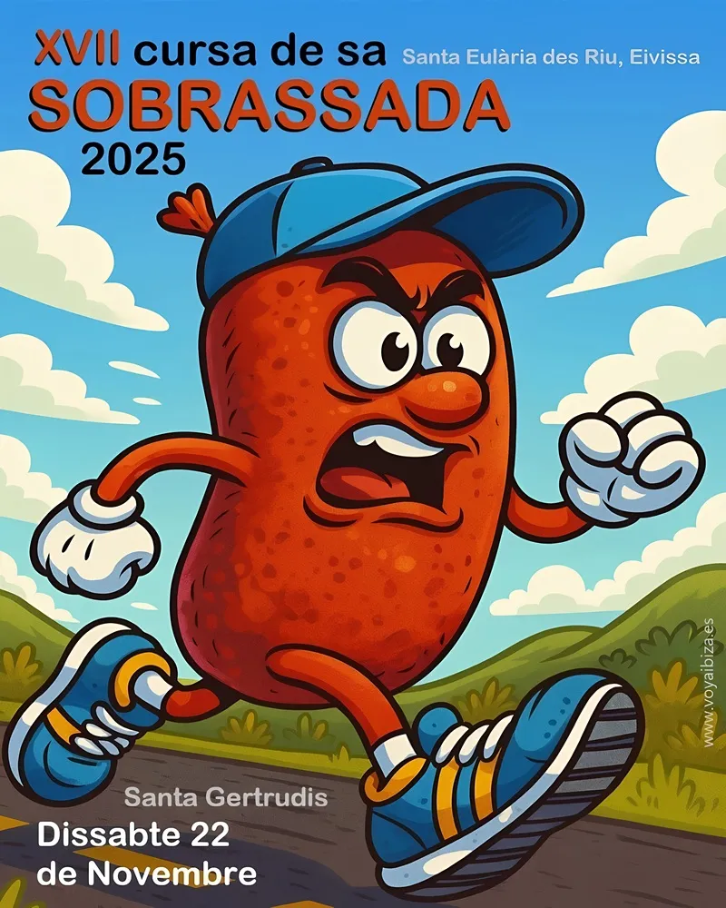 Cursa de Sa Sobrassada 2025 XVII Edición, Santa Gertrudis (Santa Eulalia del Río), Ibiza (Eivissa)