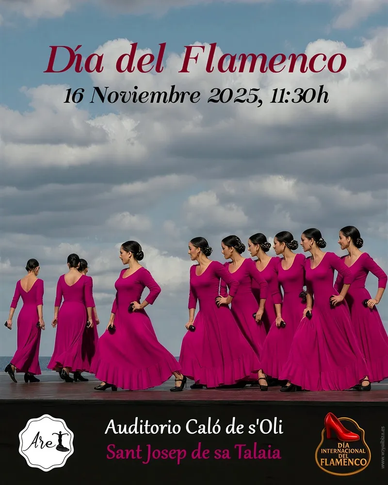 Día del Flamenco 2025, Caló de s’Oli. San José (Sant Josep de sa Talaia), Ibiza (Eivissa)