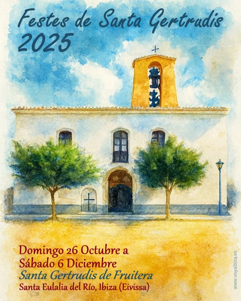 Fiestas Santa Gertrudis 2025 (Santa Eulalia del Río), Ibiza (Eivissa)