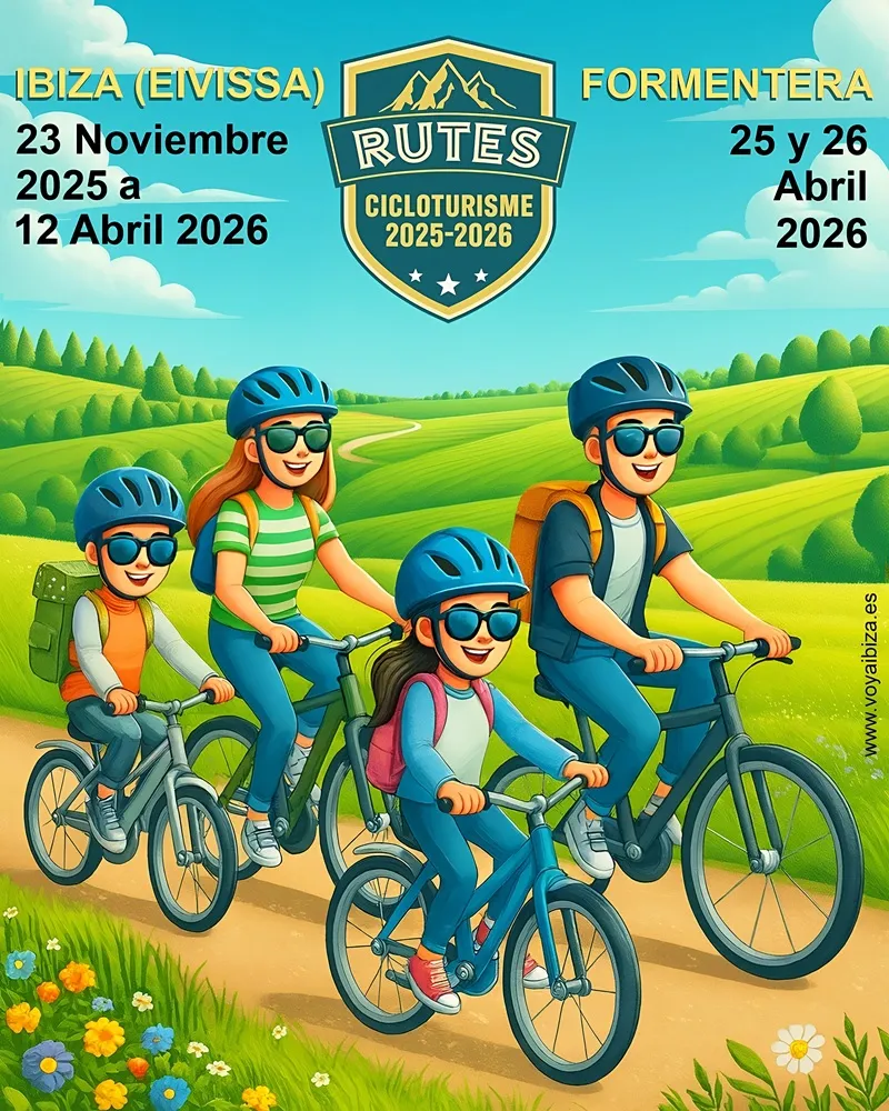 Rutas de Cicloturismo Ibiza 2025-2026 (Eivissa) y Formentera