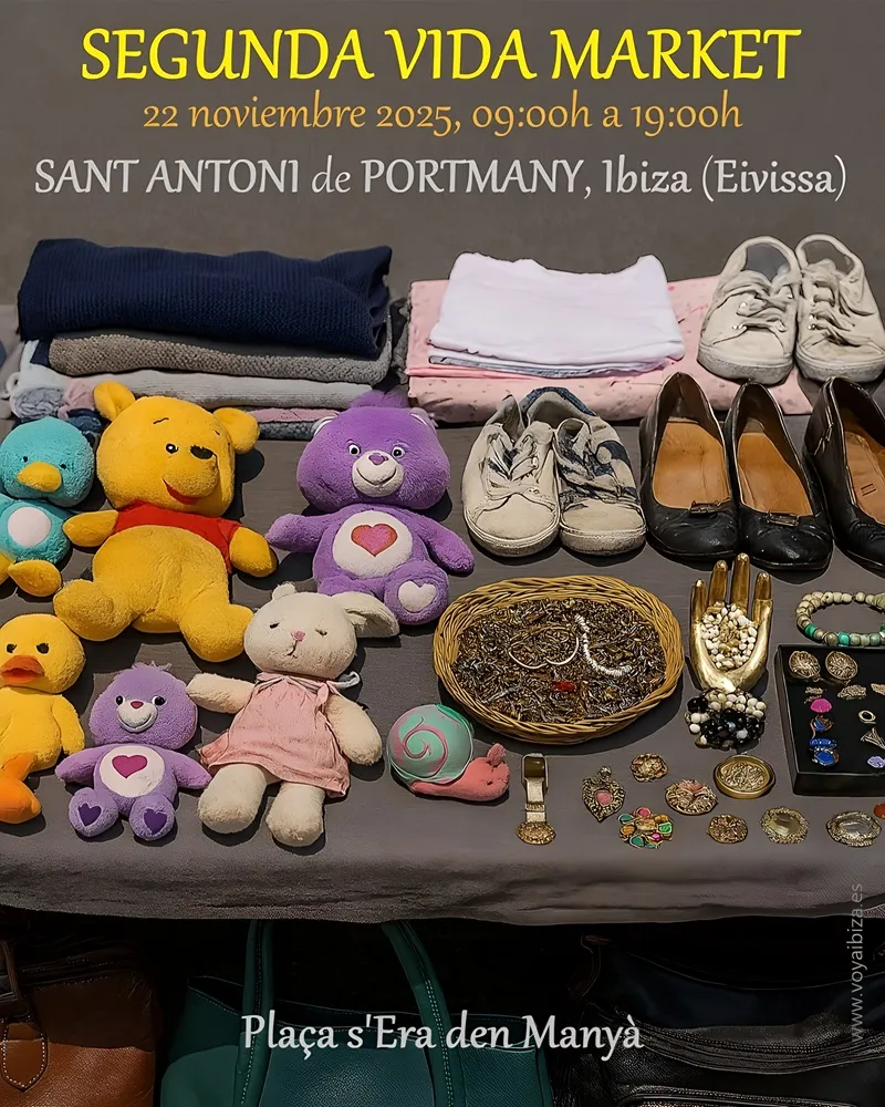Segunda Vida Market Noviembre 2025 en San Antonio, Ibiza (Eivissa), 2ª Edición
