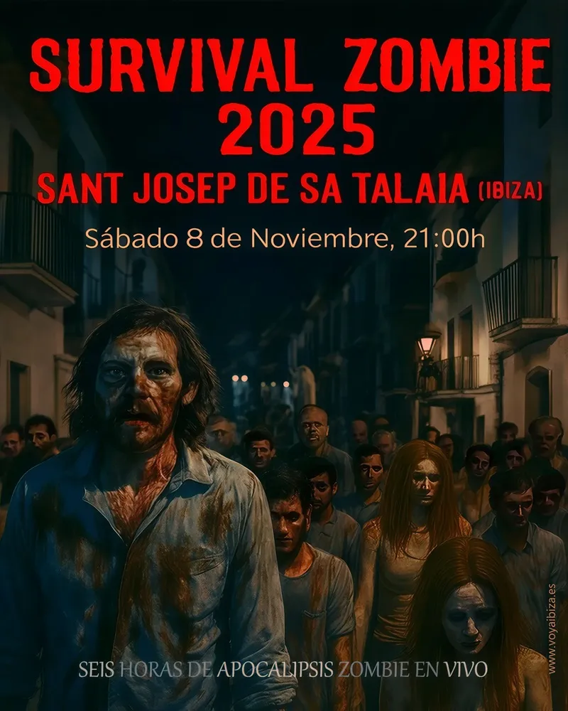 Survival Zombie 2025 en Sant Josep (San José), Ibiza (Eivissa)