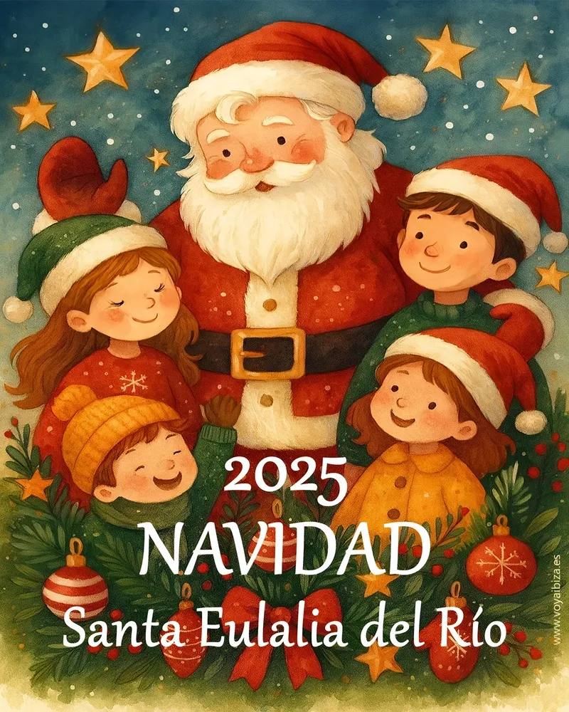 Navidad Santa Eulalia del Río 2025, Ibiza (Fiestas de Navidad) - Nadal Santa Eulària des Riu 2025. Eivissa (Festes de Nadal)