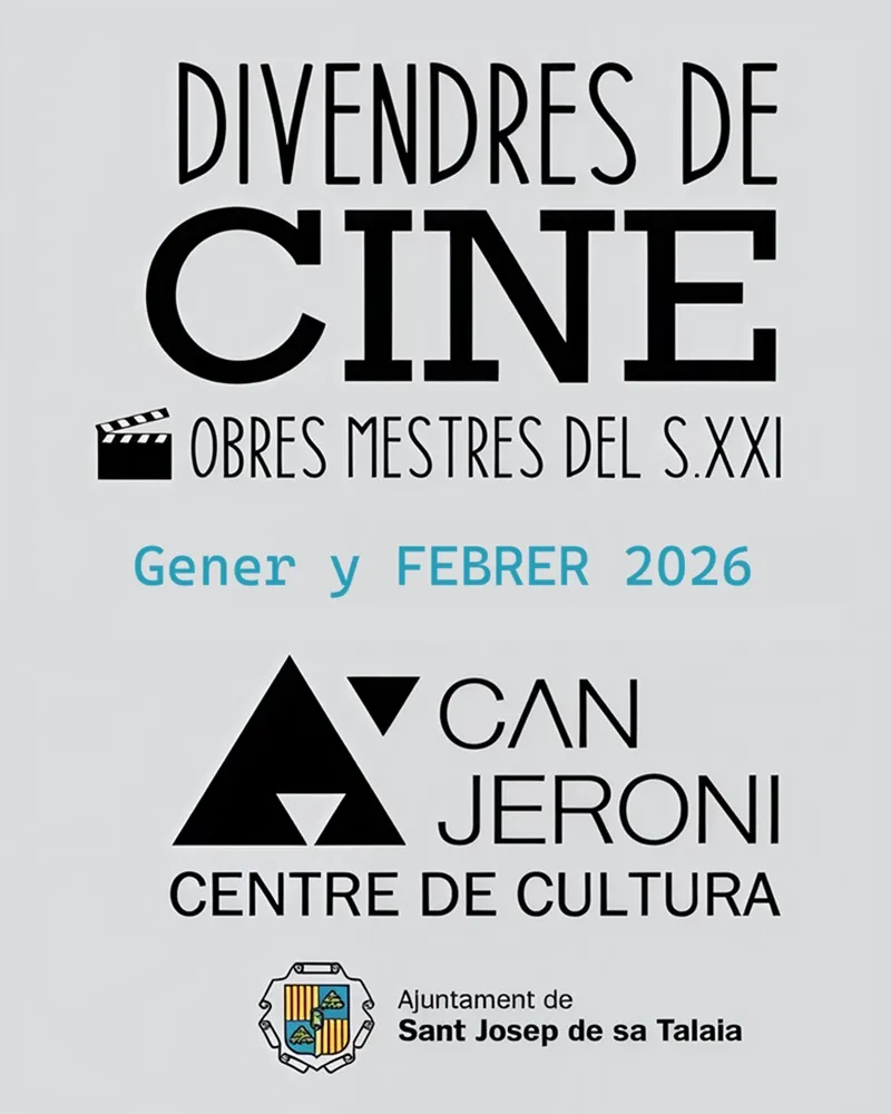 Viernes de Cine en San José (Ibiza), Enero-Febrero 2026 - Divendres de Cine a Sant Josep (Eivissa), Gener-Febrer 2026