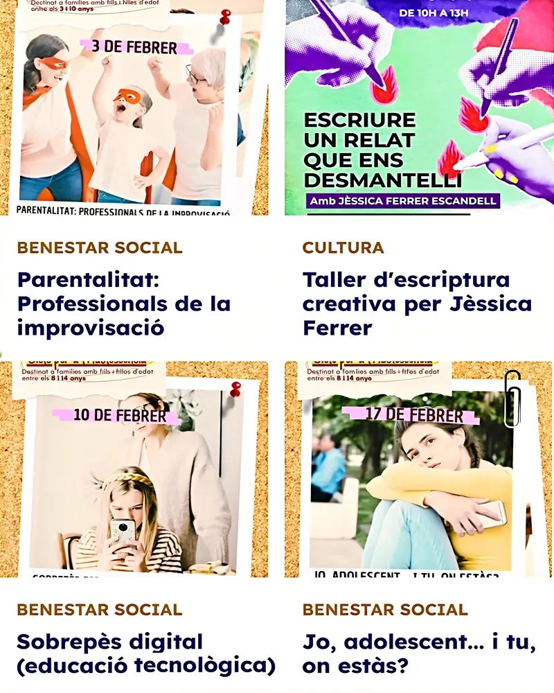 Talleres Gratuitos para Familias en Ibiza (Eivissa), febrero 2026: Parentalidad y Creatividad
