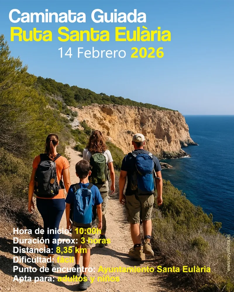 Caminata guiada Ruta Santa Eulària 2026 (Santa Eulària des Riu), Ibiza (Eivissa)