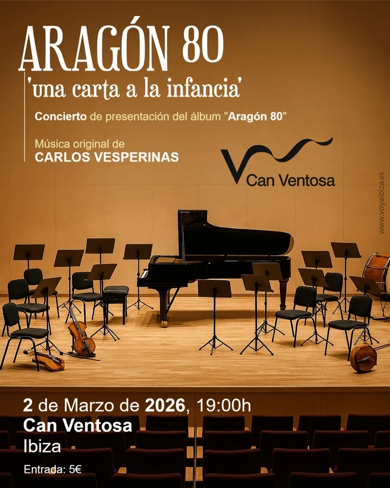 Carlos Vesperinas presenta Aragón 80 en Can Ventosa, Ibiza (Eivissa)