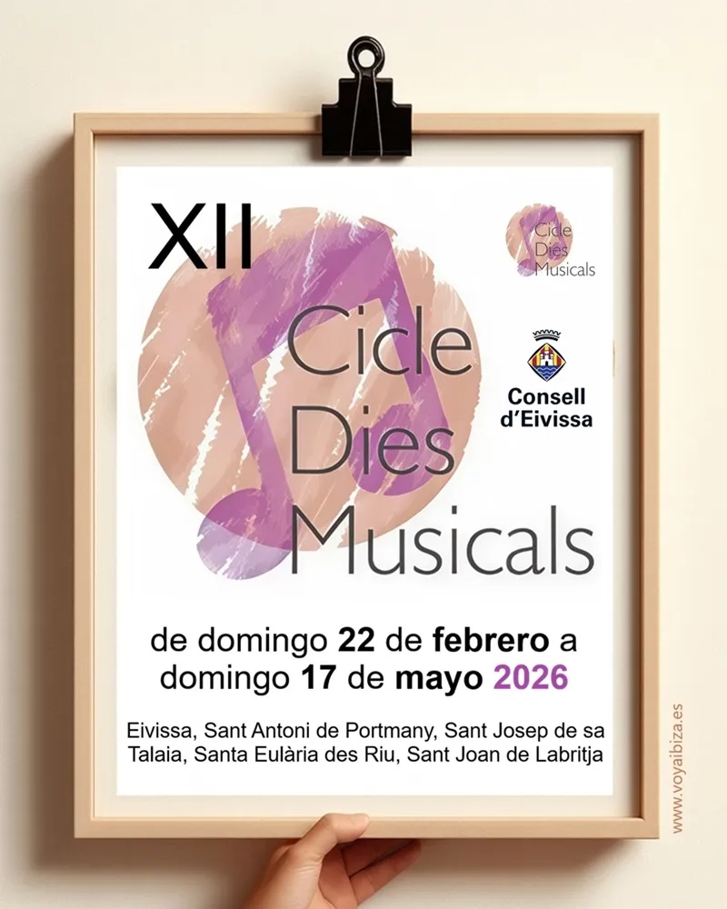 XII Ciclo Días Musicales Ibiza 2026: Febrero a Mayo - XII Cicle Dies Musicals Eivissa 2026: Febrer a Maig