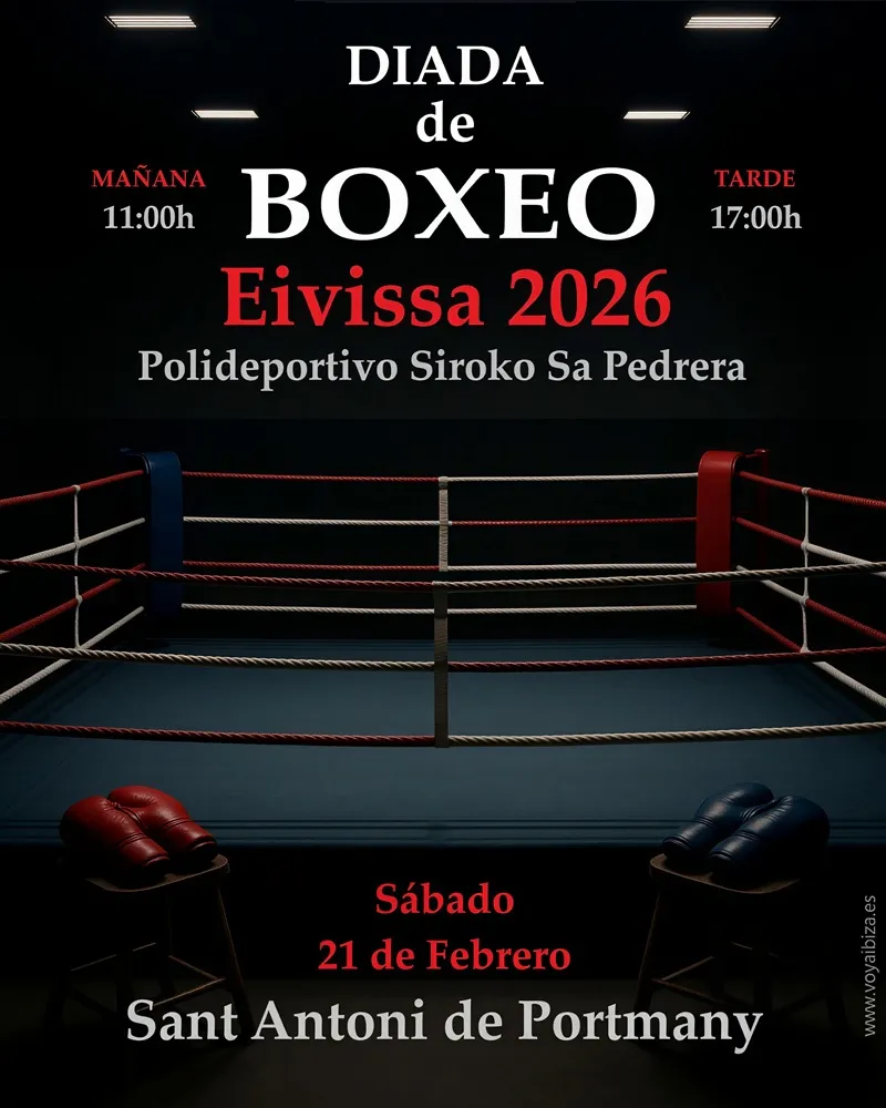 Diada de Boxeo Ibiza 2026 en San Antonio, Eivissa