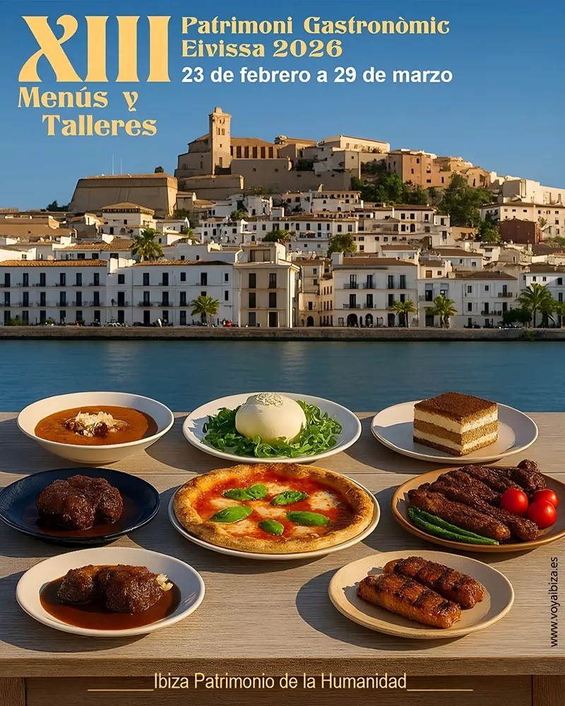 Patrimonio Gastronómico Ibiza 2026 con Menús y Talleres de Cocina: 13ª Edición - Patrimoni Gastronòmic Eivissa 2026