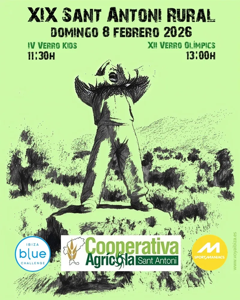 Sant Antoni Rural 2026 Verro Kids y Verro Olímpic - Carreras rurales familiares en Ibiza (Eivissa): XIX Edición