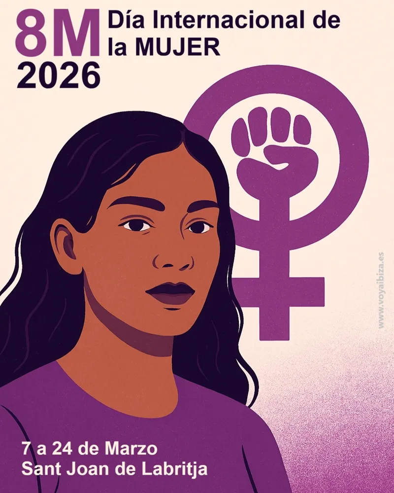 8M 2026, Día Internacional de la Mujer. San Juan (Sant Joan de Labritja), Ibiza (Eivissa)