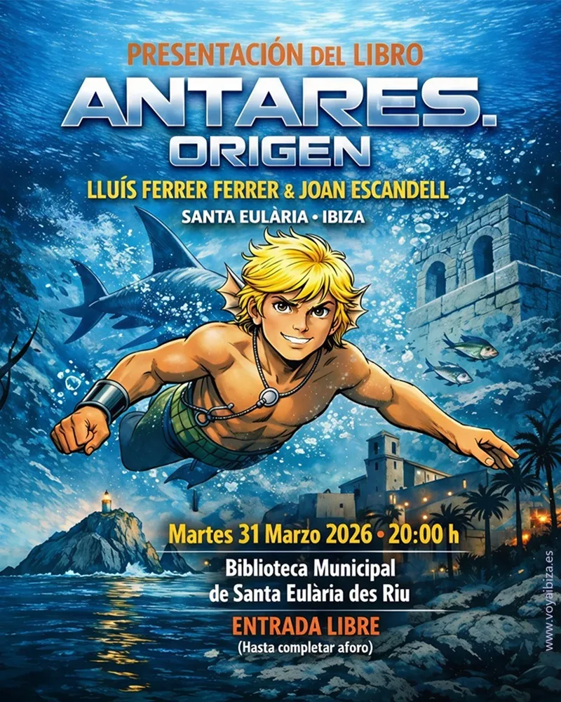 Presentación del libro 'Antares. Origen' en Biblioteca Municipal Santa Eulalia, Ibiza 2026