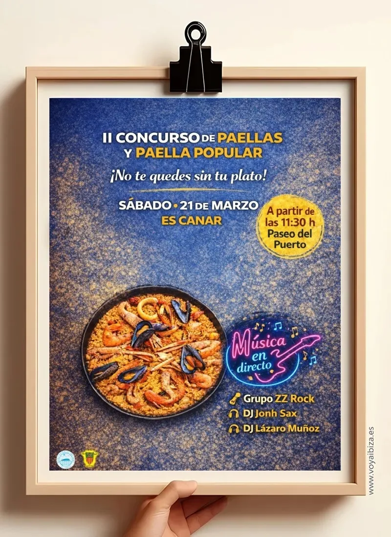 II Concurso de Paellas y Paella Popular 2026, Es Canar (Santa Eulalia), Ibiza (Eivissa)