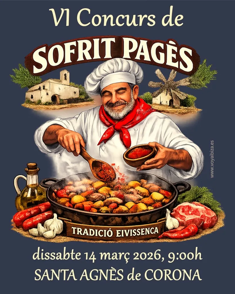 VI Concurso de Sofrit Pagès en Santa Inés de Corona (San Antonio) 2026, Ibiza - VI Concurs de Sofrit Pagès a Santa Agnès de Corona (Sant Antoni) 2026, Eivissa