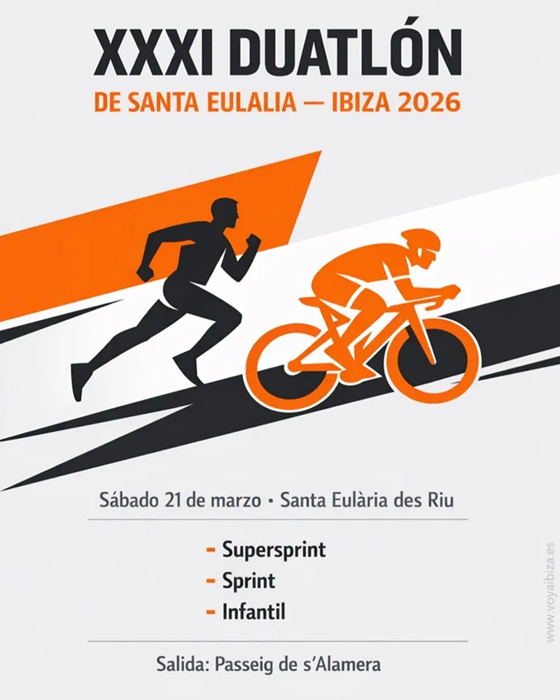 XXXI Duatlón de Santa Eulalia 2026 (Santa Eulària des Riu), Ibiza (Eivissa)