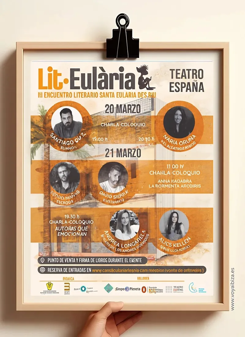 III Ecuentro literario Lit·Eulària, Santa Eulalia del Río 2026, Ibiza (Eivissa)