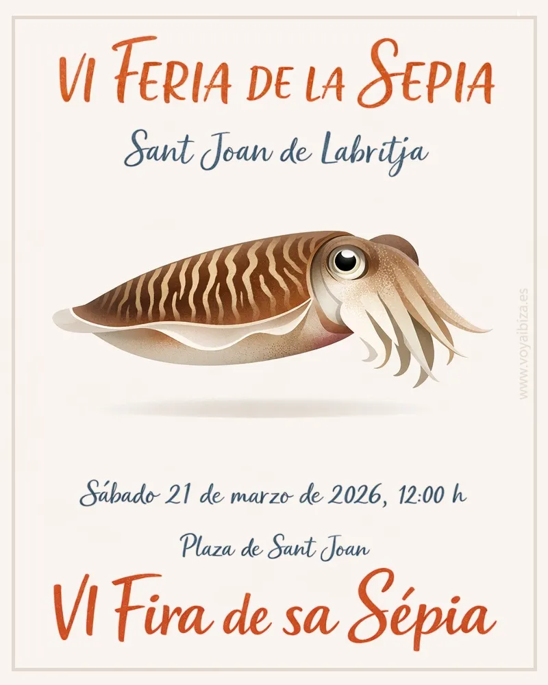 VI Feria de la Sepia 2026, San Juan (Ibiza) - VI Fira de sa Sèpia 2026, Sant Joan (Eivissa)