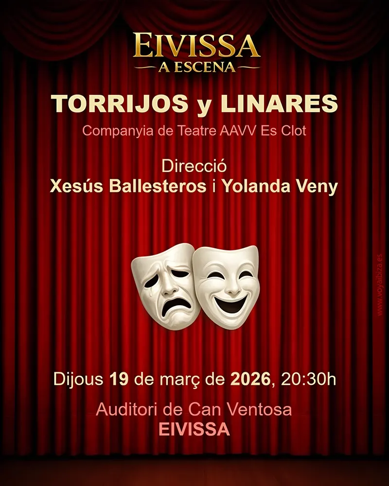 Teatro en Can Ventosa: Torrijos y Linares. Ibiza 2026 (Eivissa)
