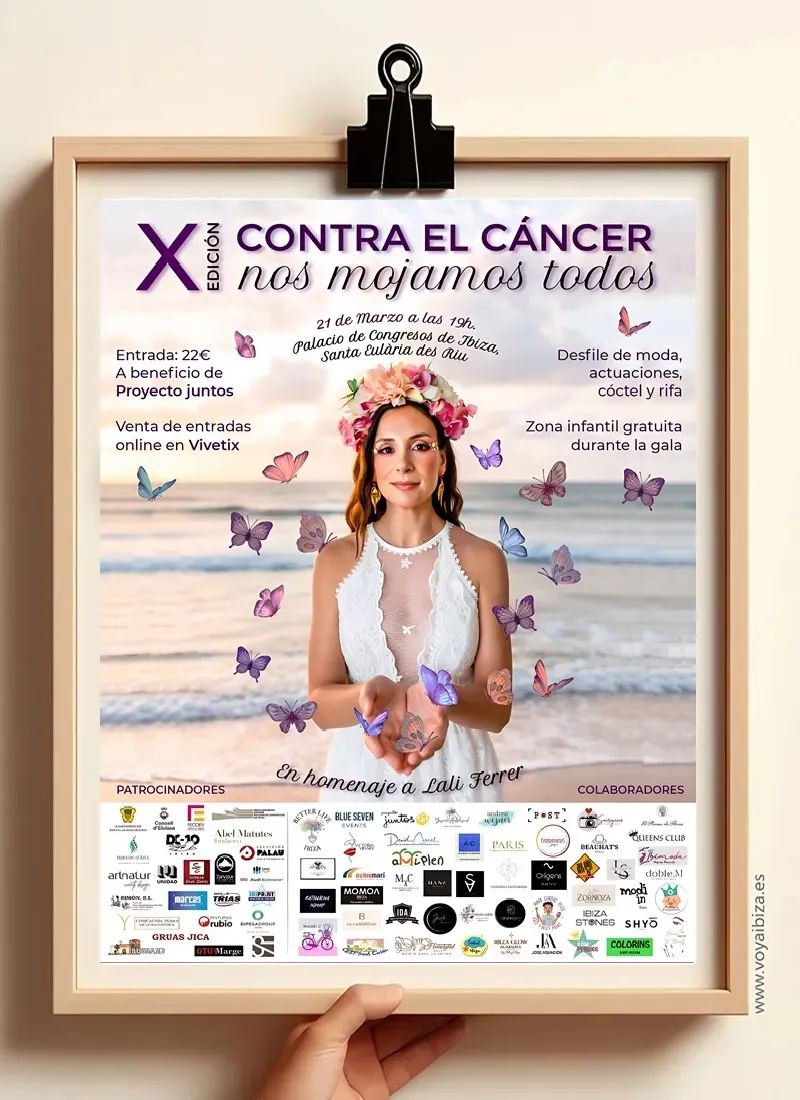 X Gala Benéfica 'CONTRA EL CÁNCER NOS MOJAMOS TODOS', Santa Eulalia del Río 2026 (Santa Eulària des Riu), IBIZA (Eivissa)