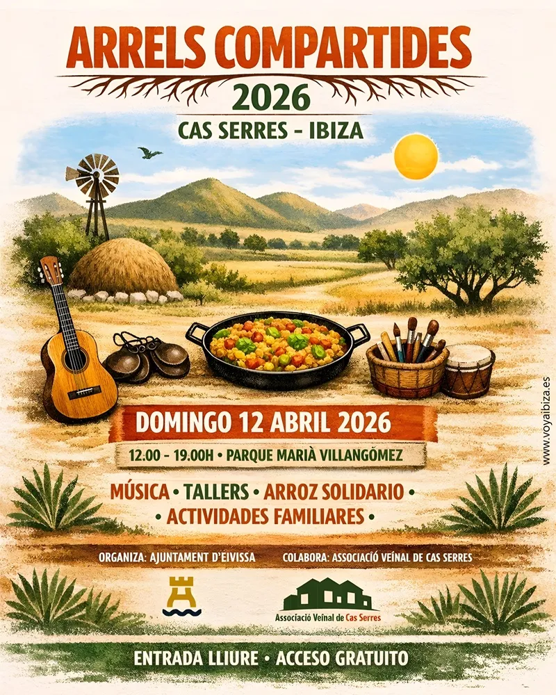 'Arrels Compartides' 2026 en Cas Serres, Ibiza (Eivissa)