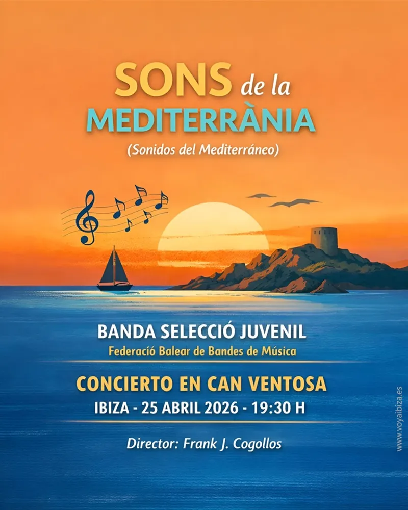 Concierto en Can Ventosa, Ibiza 2026: ‘Sons de La Mediterrània’ (Sonidos del Mediterráneo)