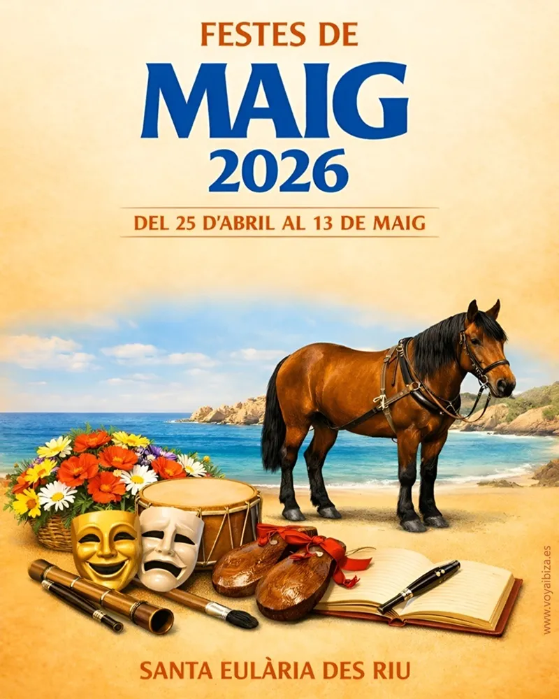 Fiestas de Mayo (Festes de Maig) 2026 en Santa Eulalia del Río (Santa Eulària de Riu) Ibiza (Eivissa)