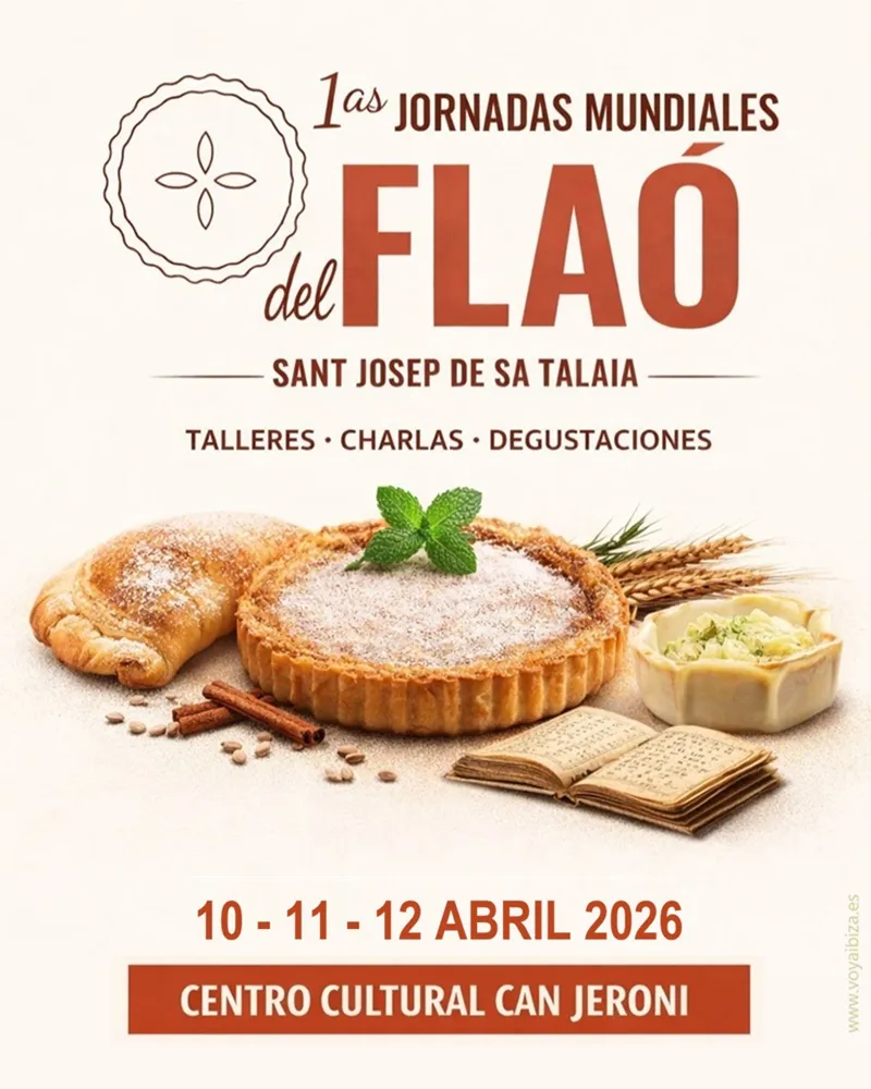 Primeras Jornadas Mundiales del Flaó en San José (Sant Josep de sa Talaia) 2026, Ibiza (Eivissa)